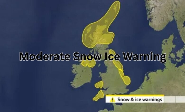 Moderate Snow Ice Warning